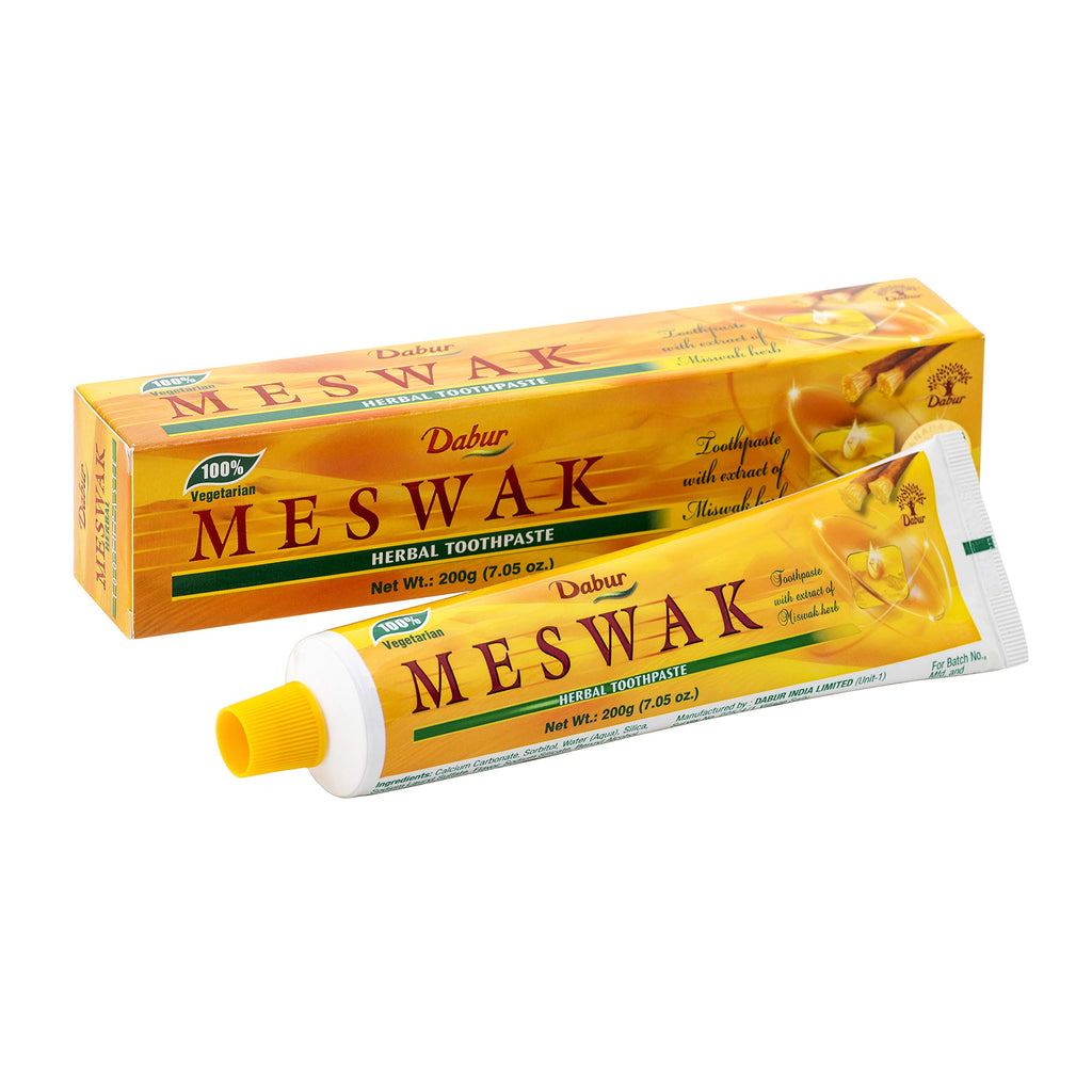 Natural Meswak Toothpaste - Fluoride Free Toothpaste (Pack of 3)